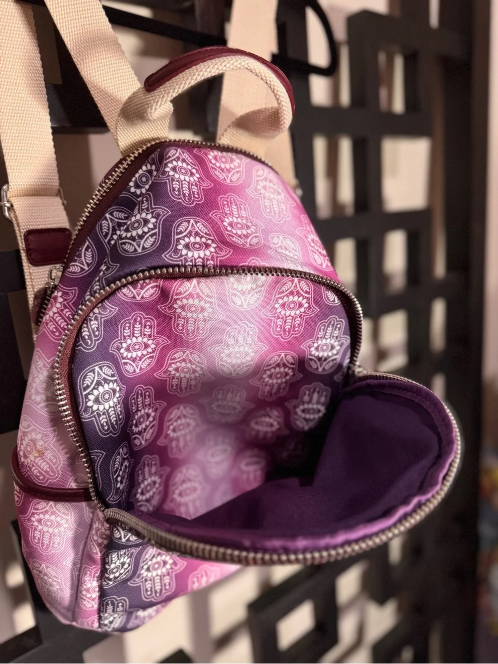 Ivory Ella Mini Backpack - Picture 3 of 7